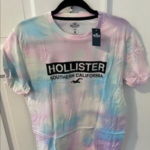Hollister Pastel Tie-Dye Tee